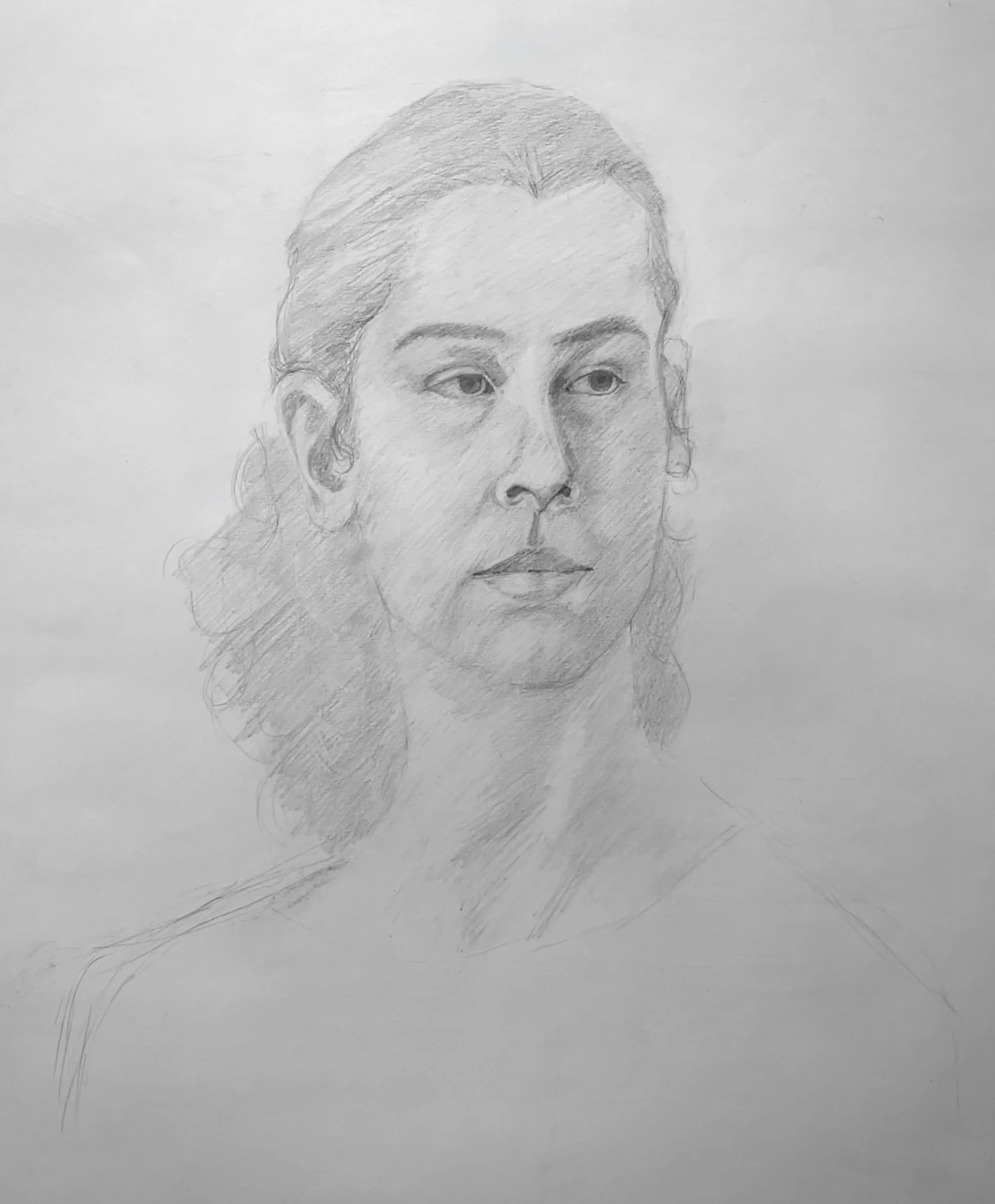 Marina. 3-week graphite drawing. 18 x 24 inches. (2025)