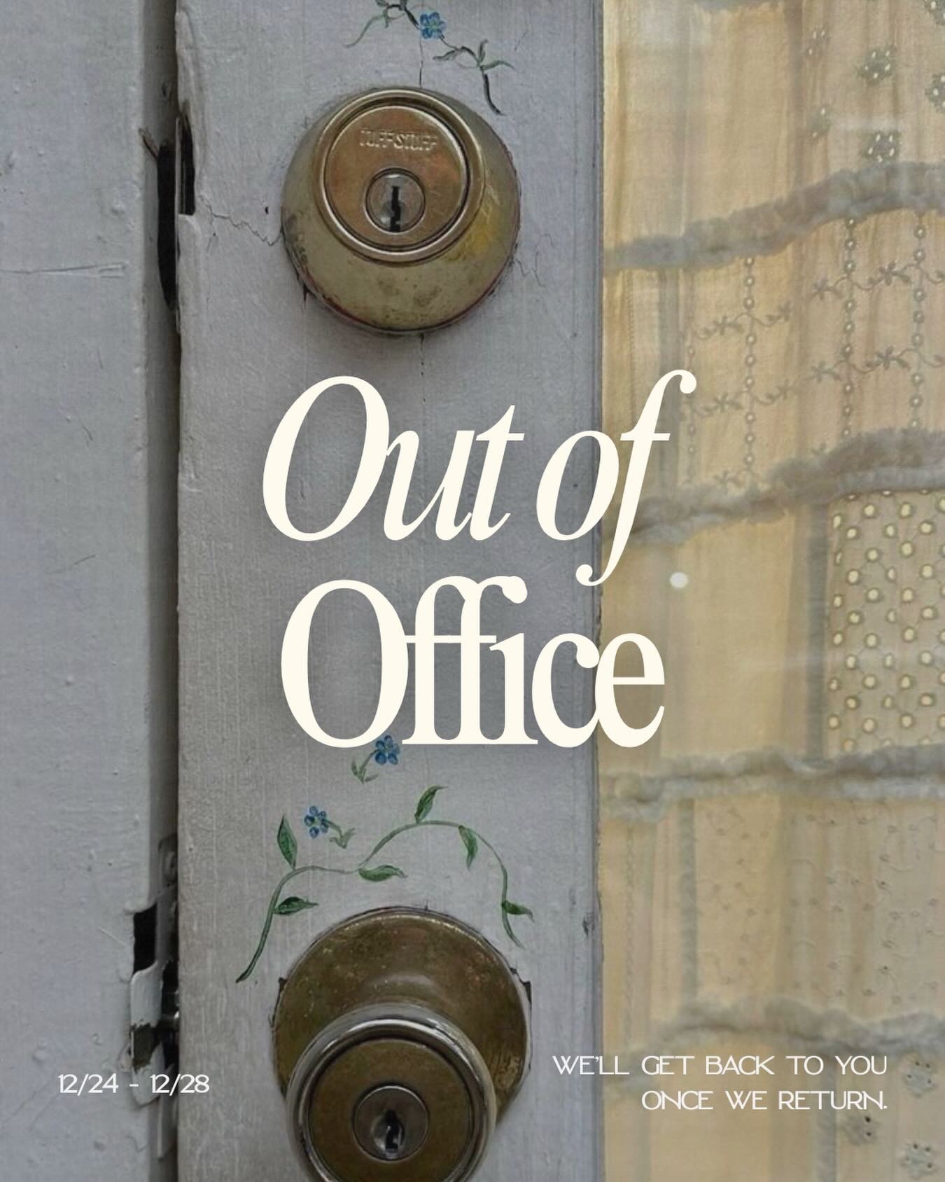 Our team is taking some well-earned time off to spend with our loved ones and tend to our own green spaces for a bit. 

We&rsquo;re deeply grateful for this busy, fulfilling season and the partnerships we&rsquo;ve made along the way. We can&rsquo;t w