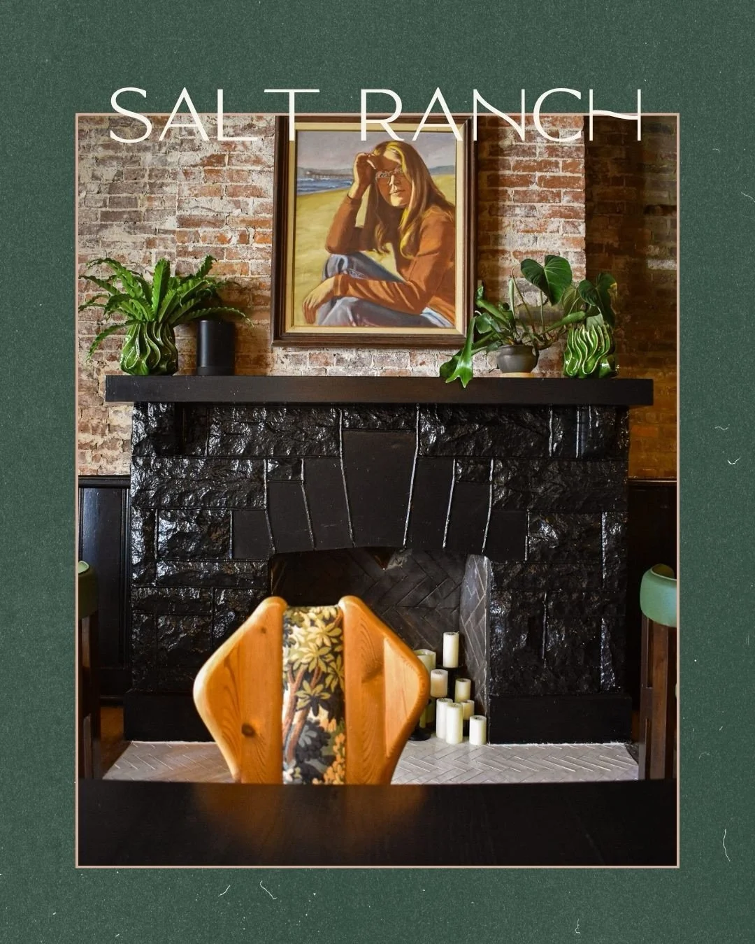 Plants soften!! Plants bring things to life!! Thank you @saltranch for letting us do just that. 

Inside you&rsquo;ll find emerald greens and washed terracotta, with funky friends for height and fullness. Strategic in their placement for privacy and 