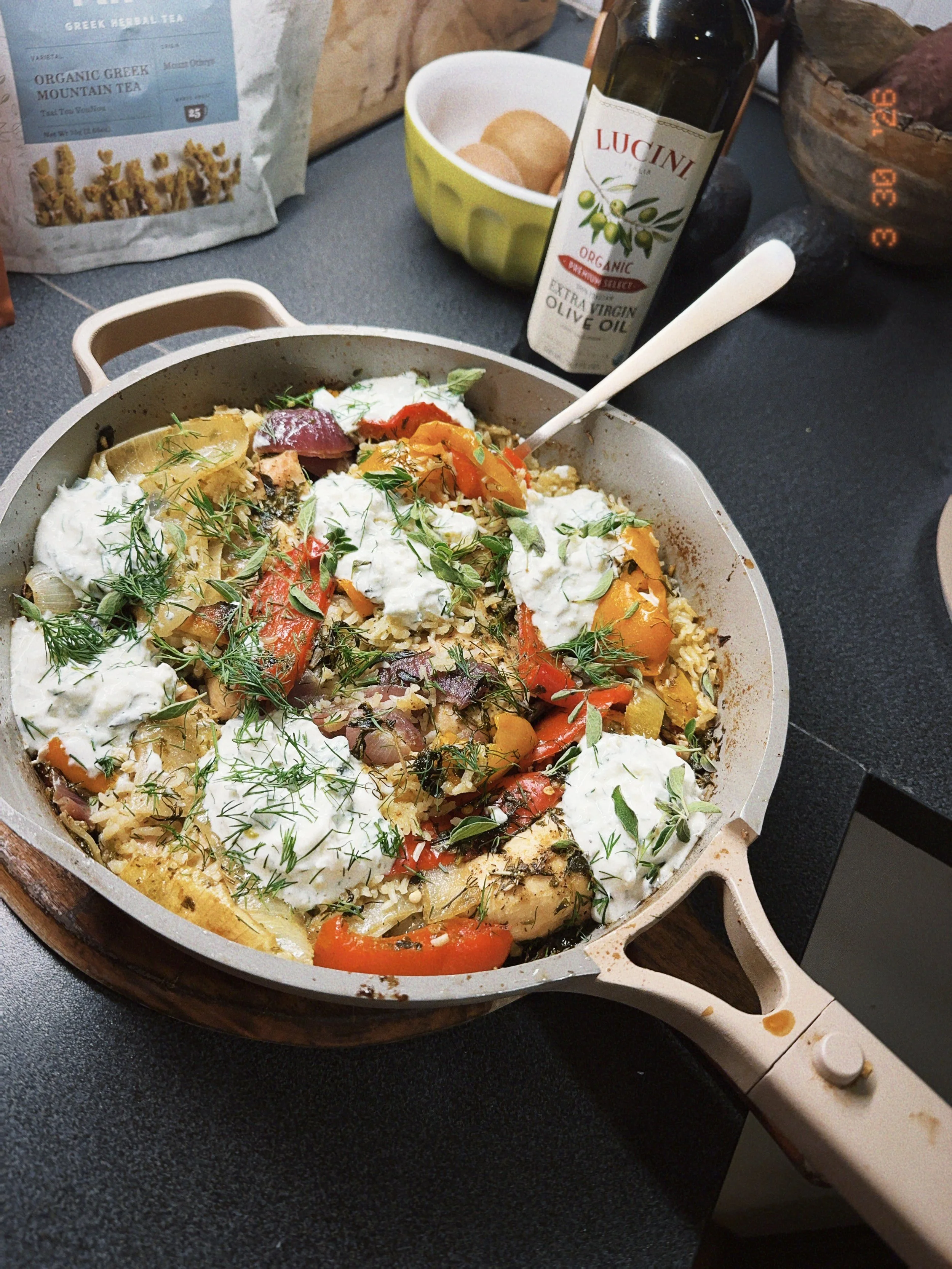 Greek Chicken Bake