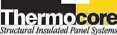 Thermcore logo with the text 'Structural Insulated Panel Systems' beneath it.
