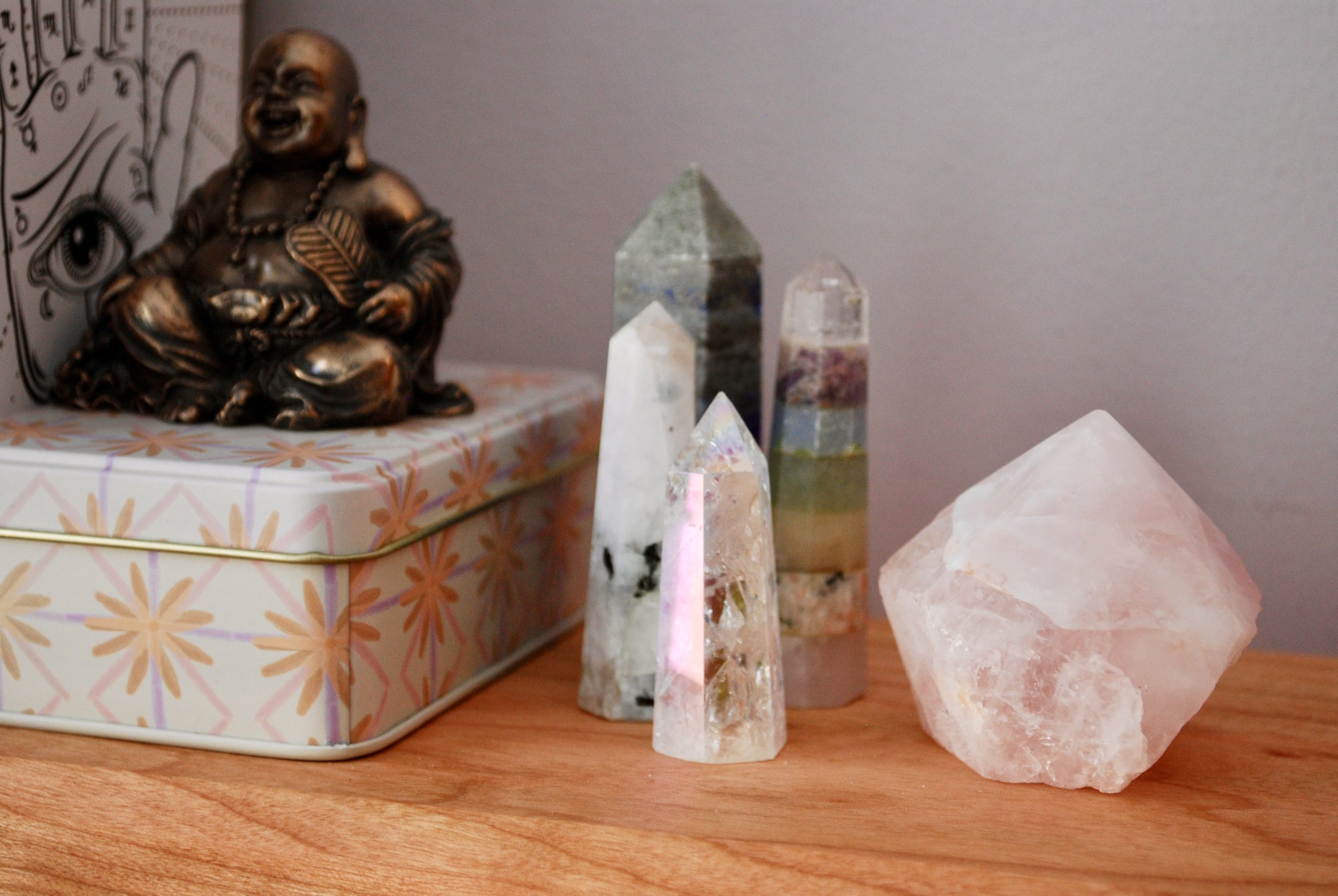 Rose Quartz Obelisk Crystals