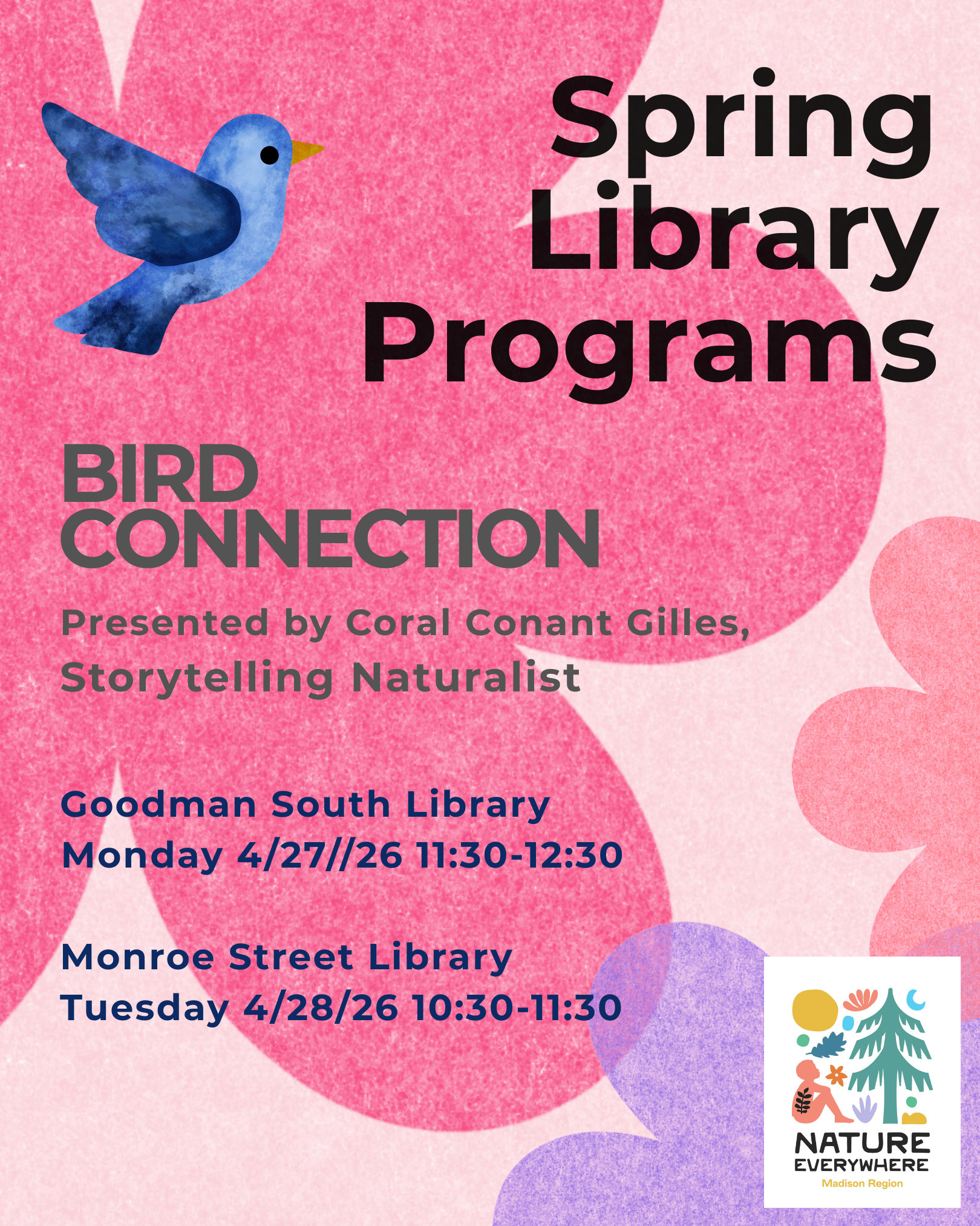 Spring Library Programs Ideas Library Programs — Nature Everywhere Madison Region