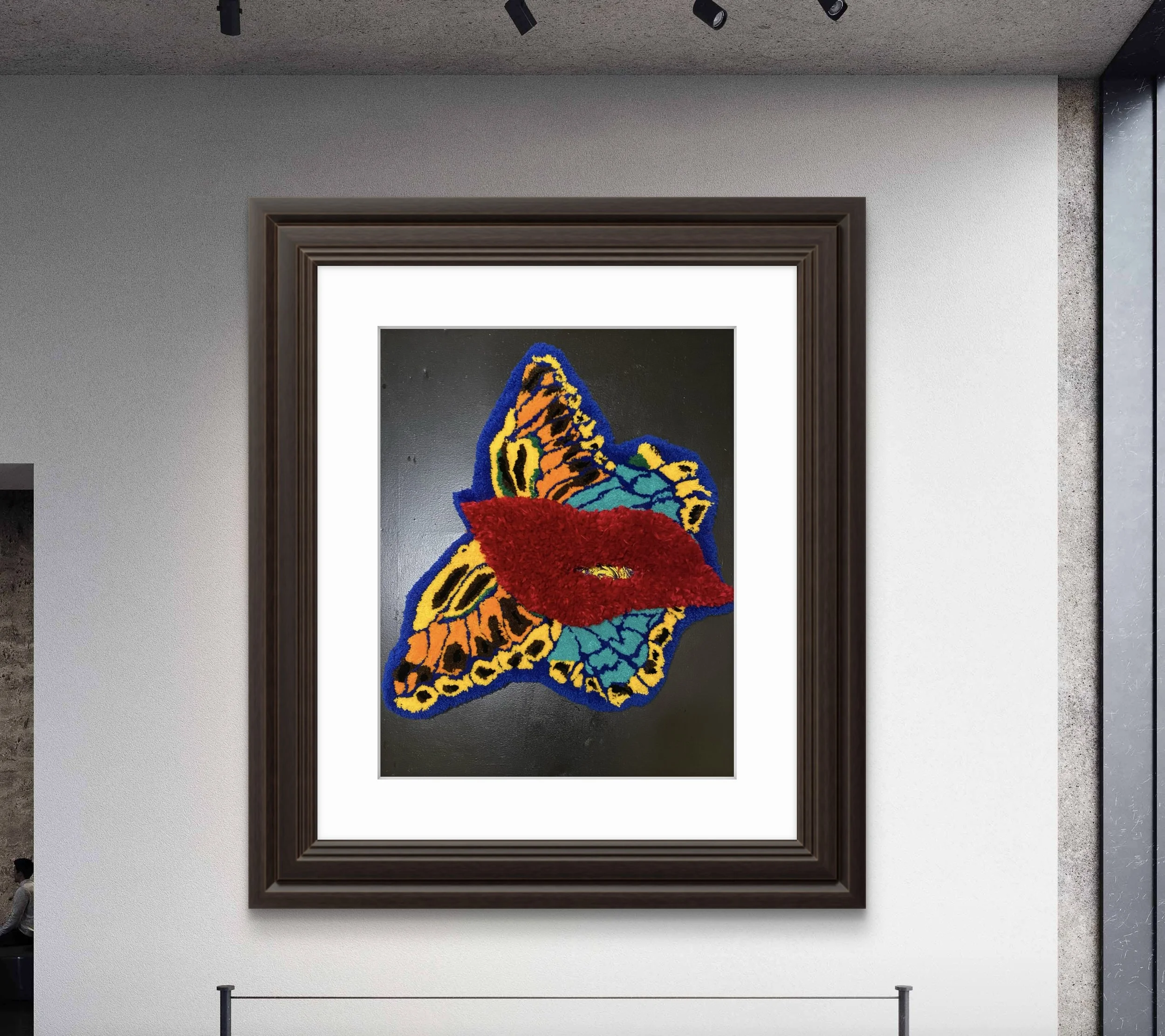 A beautiful surreal interpretation of a beautiful butterfly kissed by natures wonders. 