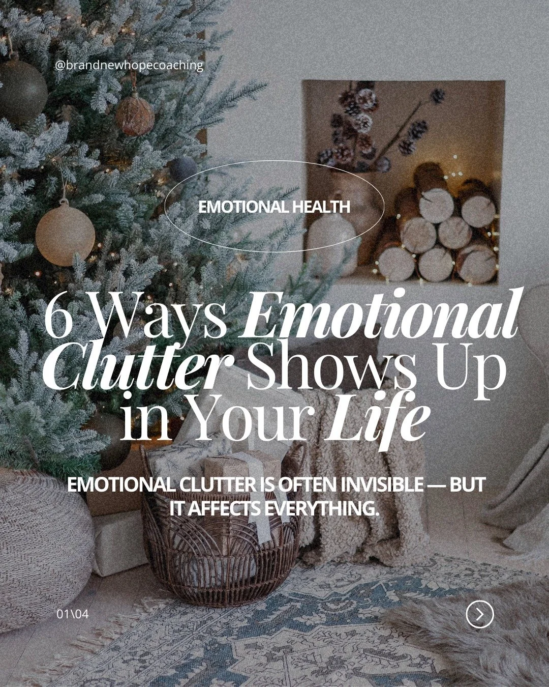 We declutter closets, inboxes, and kitchen drawers&hellip;

But what about the clutter that lives in our hearts?

Emotional clutter looks like:
 &bull; constantly overthinking
 &bull; feeling easily overwhelmed
 &bull; shutting down or zoning out
 &b