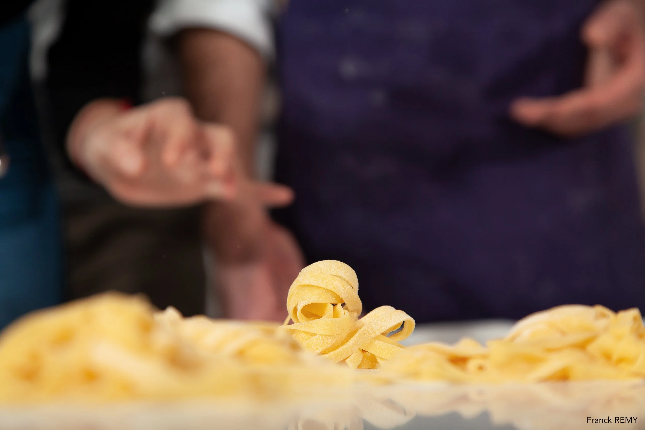 Atelier Orgasta - fabrication de pâtes.