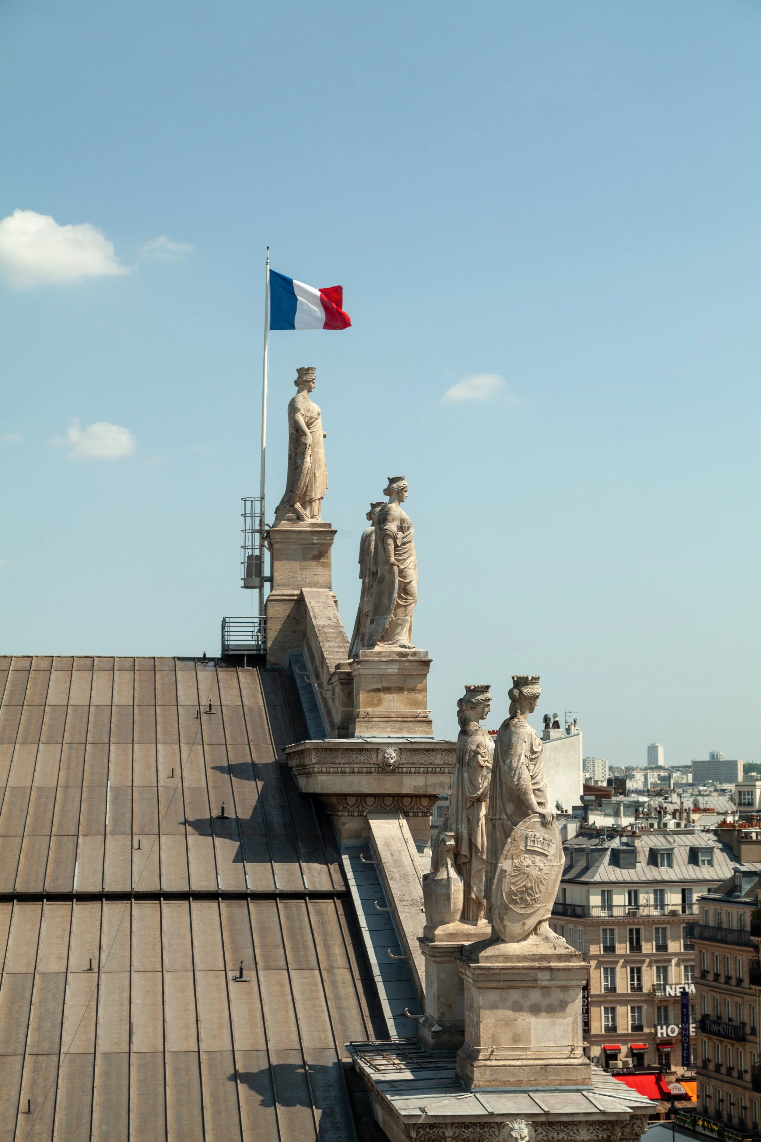 Toit de la Gare du Nord.