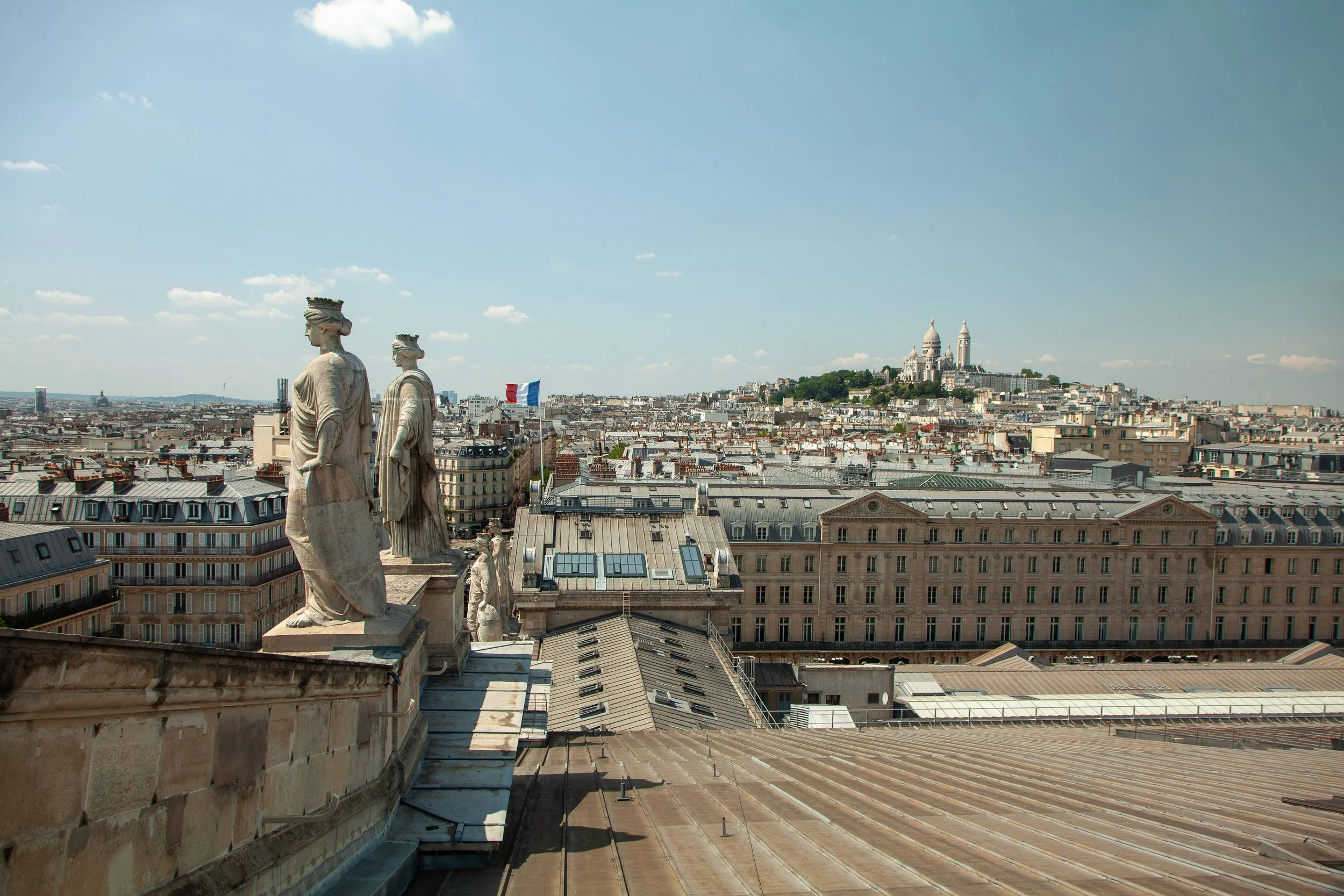 Toit de la Gare du Nord.