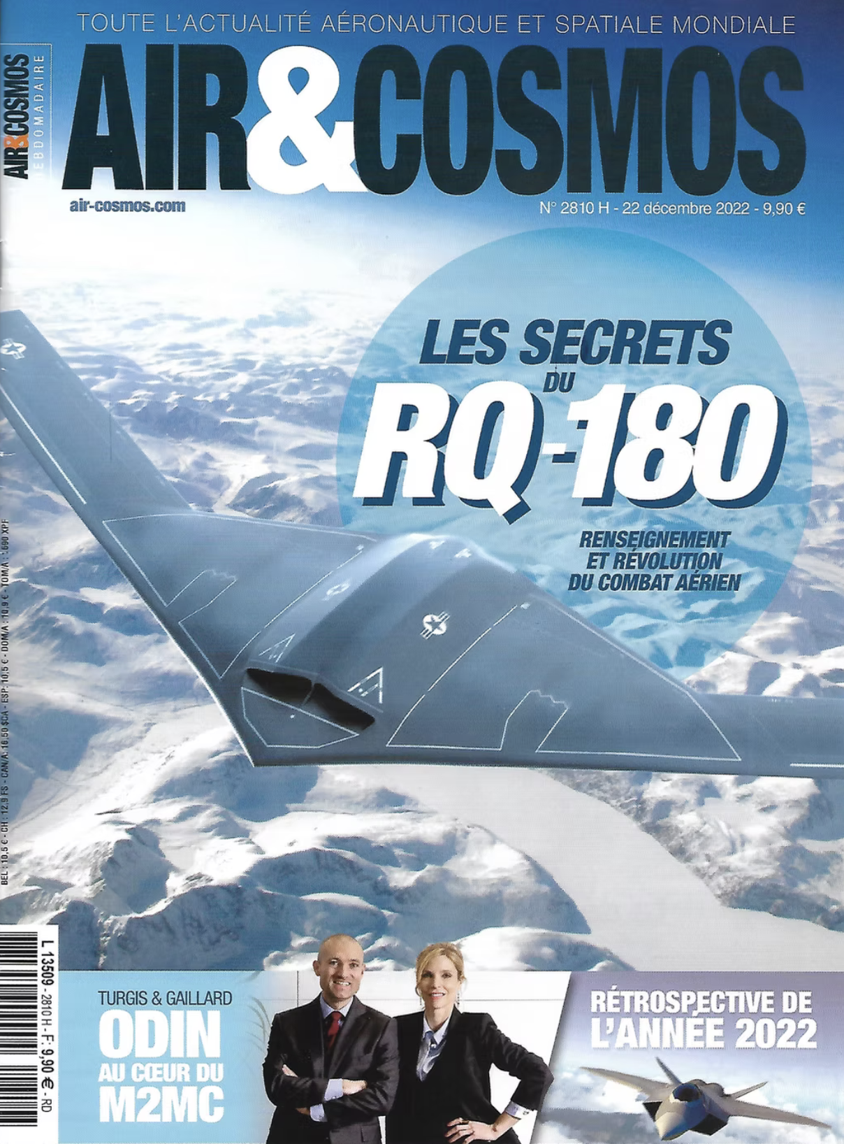 Les dirigeants du groupe Turgis Gaillard en première page du magazine Air et Cosmos.