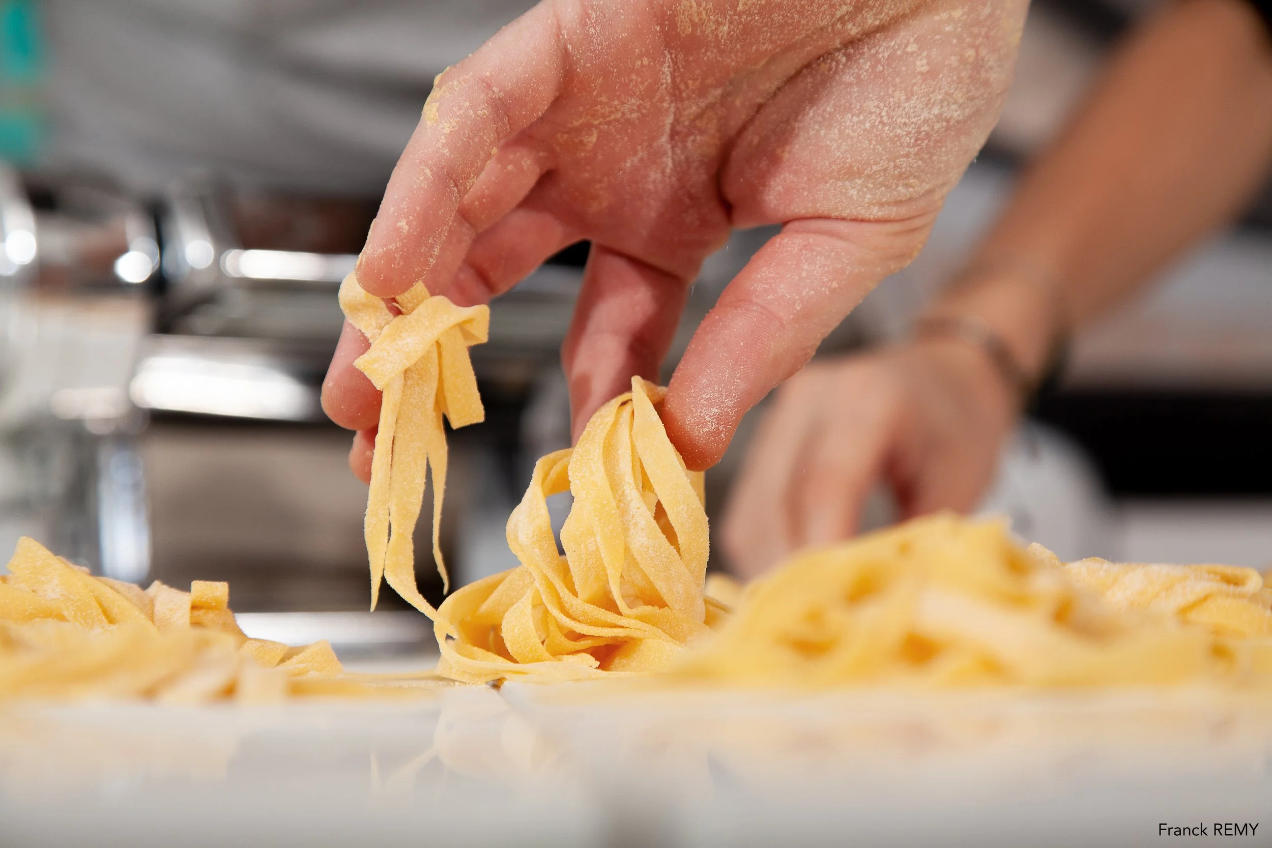Atelier Orgasta - fabrication de pâtes.