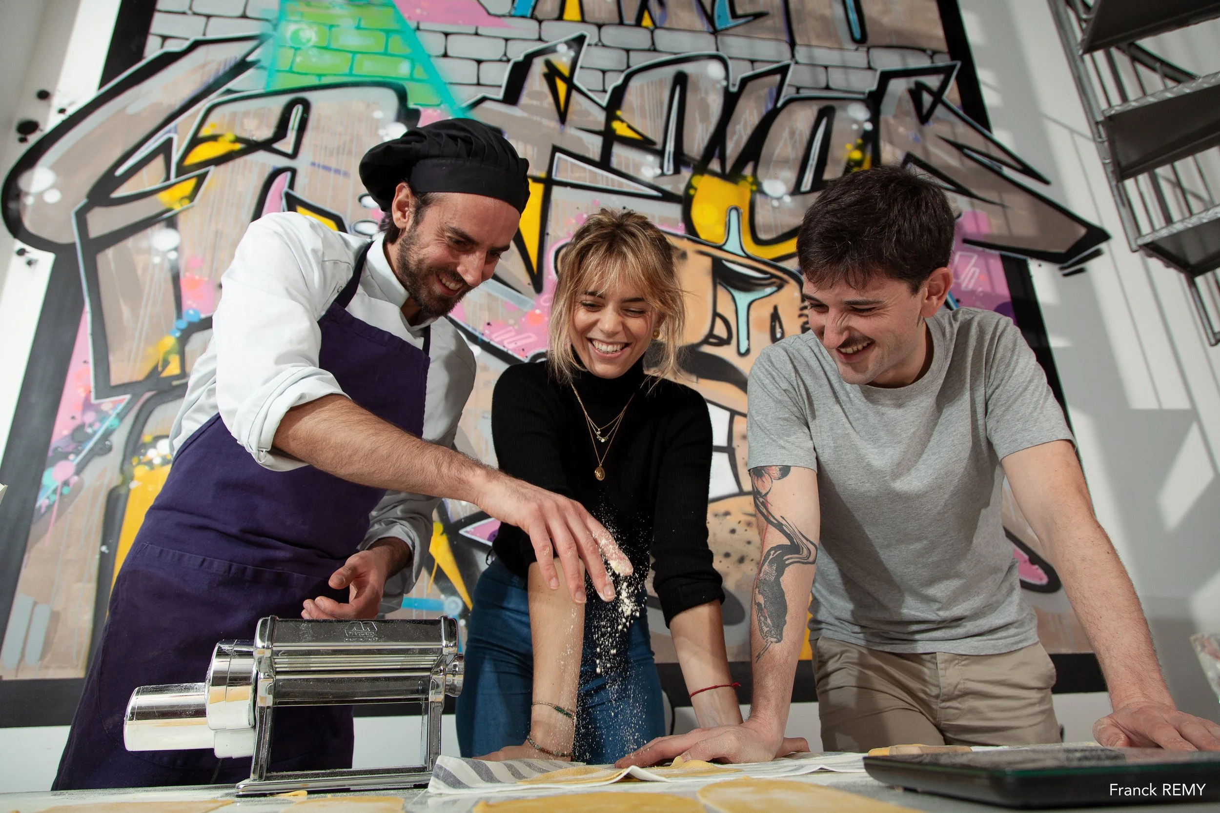 Atelier Orgasta - fabrication de pâtes.