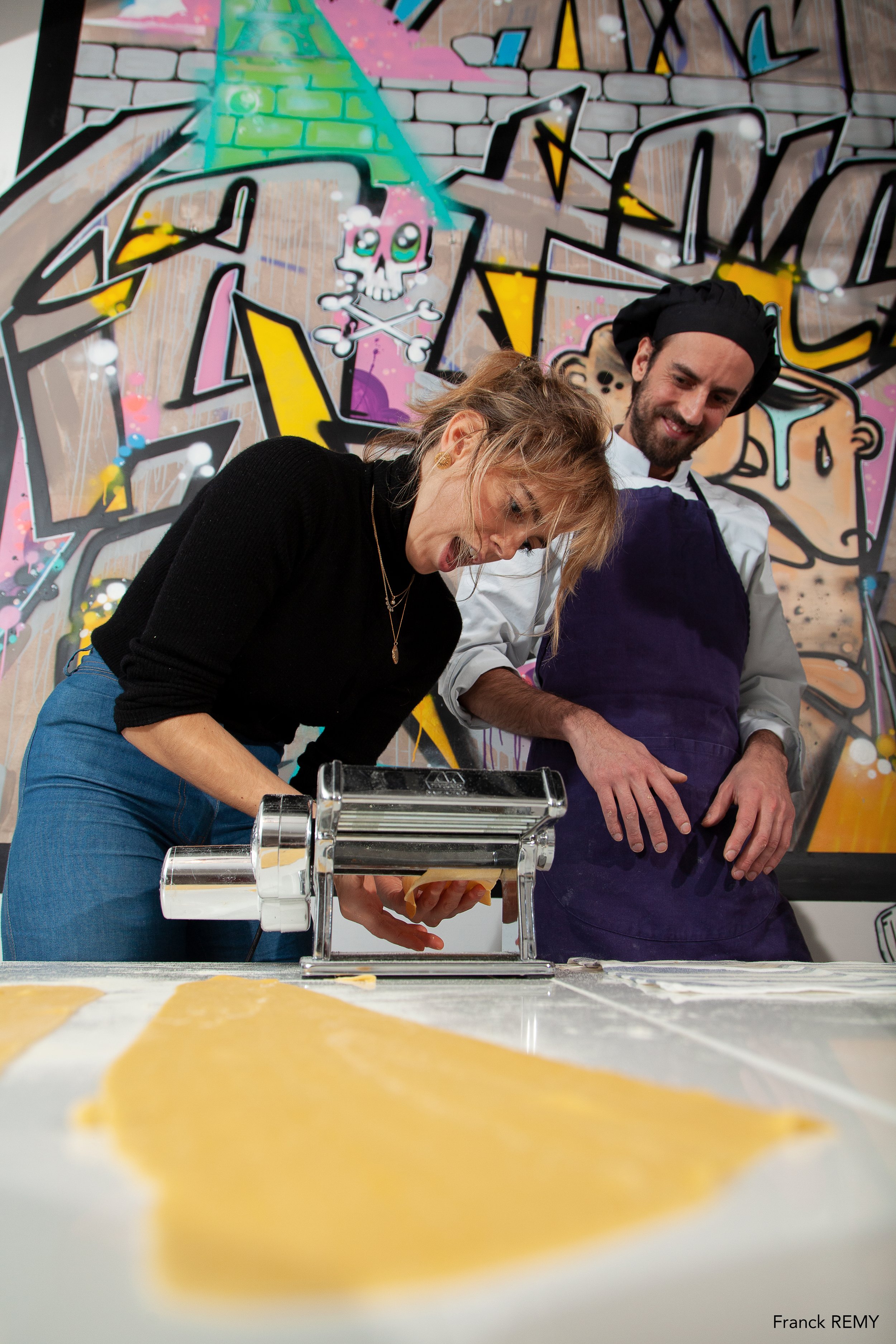 Atelier Orgasta - fabrication de pâtes.