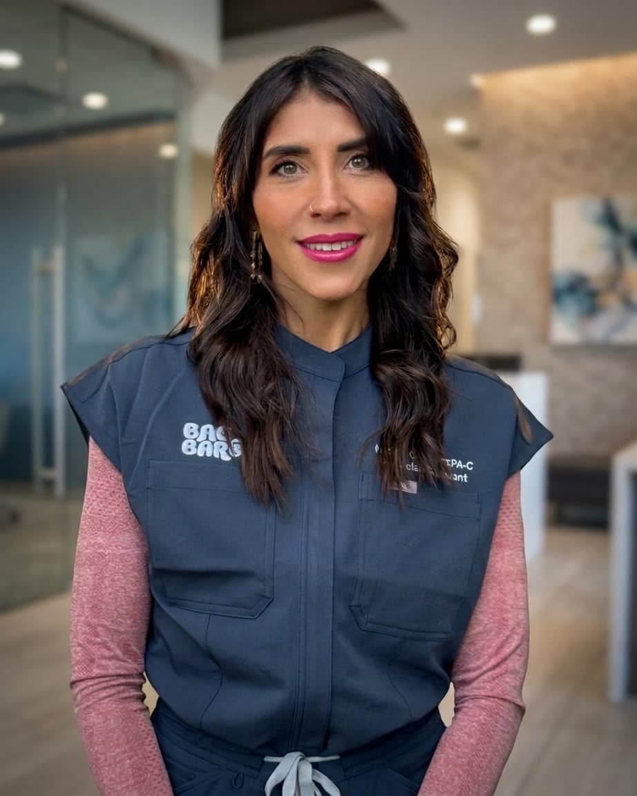 Nadine Gonzalez MS PA-C, founder of Bag Bar LLC, board-certified physician assistant, Little Silver NJ