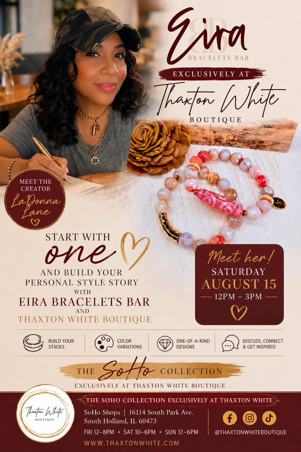 Eira Bracelets Bar at Thaxton White Boutique