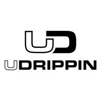 Logo with stylized letters 'U' and 'D' and the word 'UDRIPPIN' below.