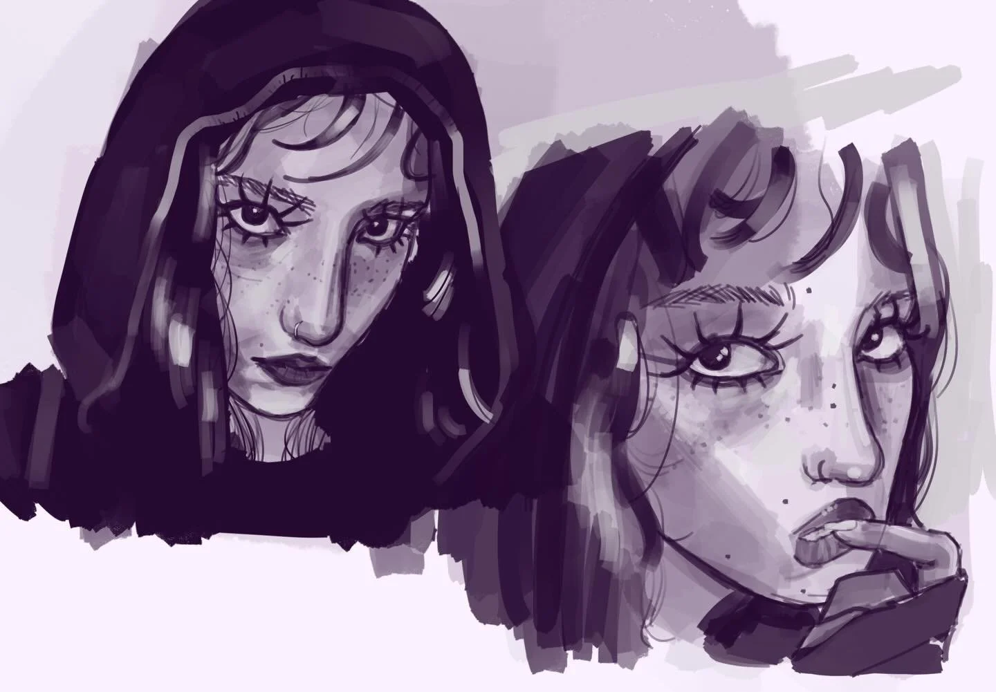 more messing around with different pen types,, will have an actual piece soon hopefully !