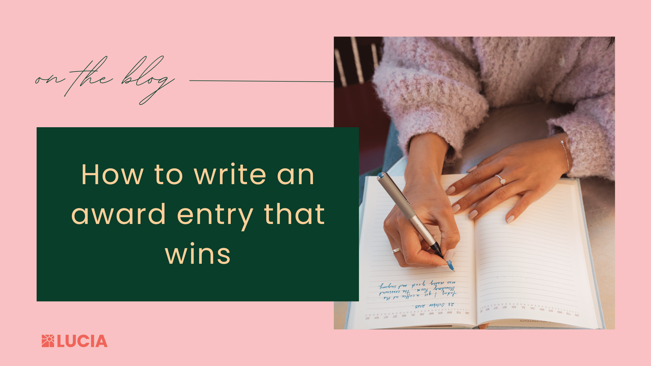 How to Write an Award Entry That Wins
