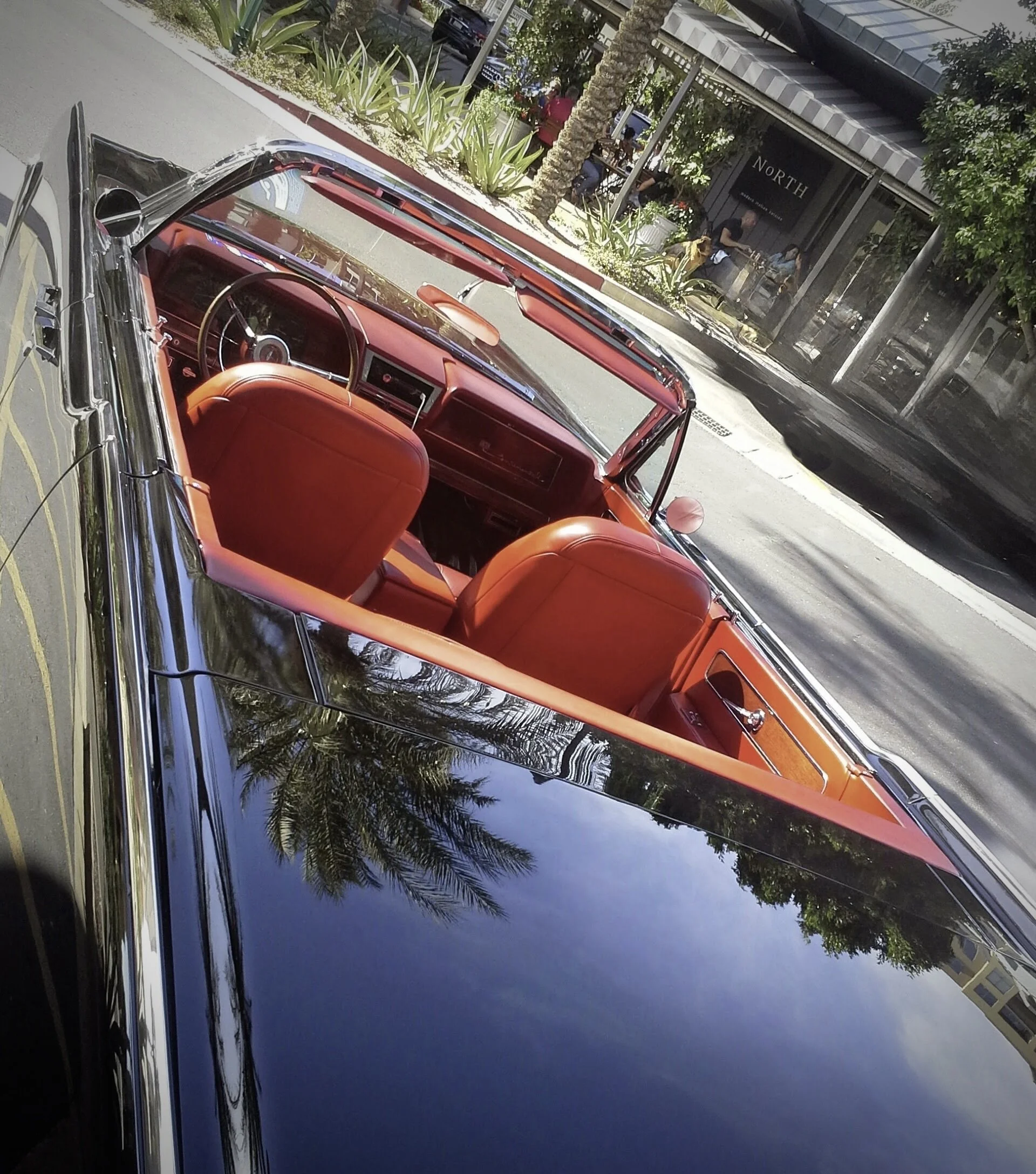 Long Black Car