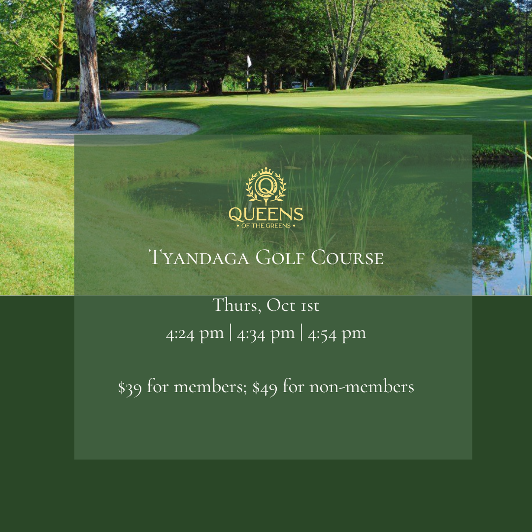 Tyandaga Golf Course | Thurs, Oct 1st