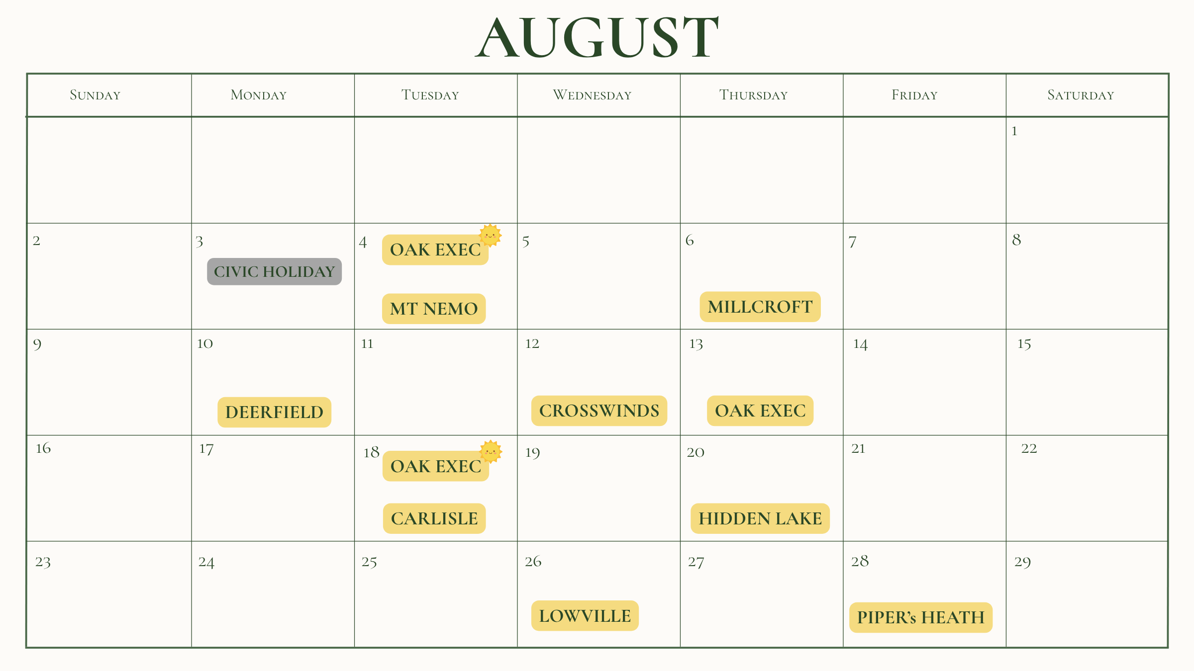 *These plans may take a mulligan if needed⛳