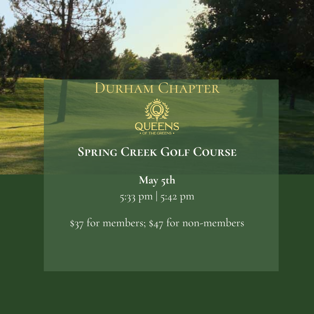 Spring Creek Golf Club | Tues, May 5th