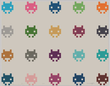 Damien Hirst + Invader 'InvadHirst' Ends Monday At Noon