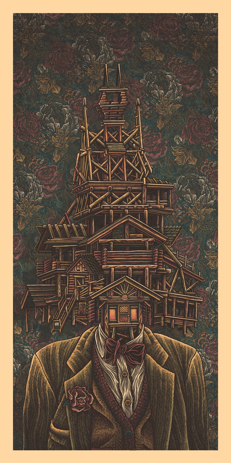 Luke Martin 'Constant Headache' (Red/Gold) Print Available