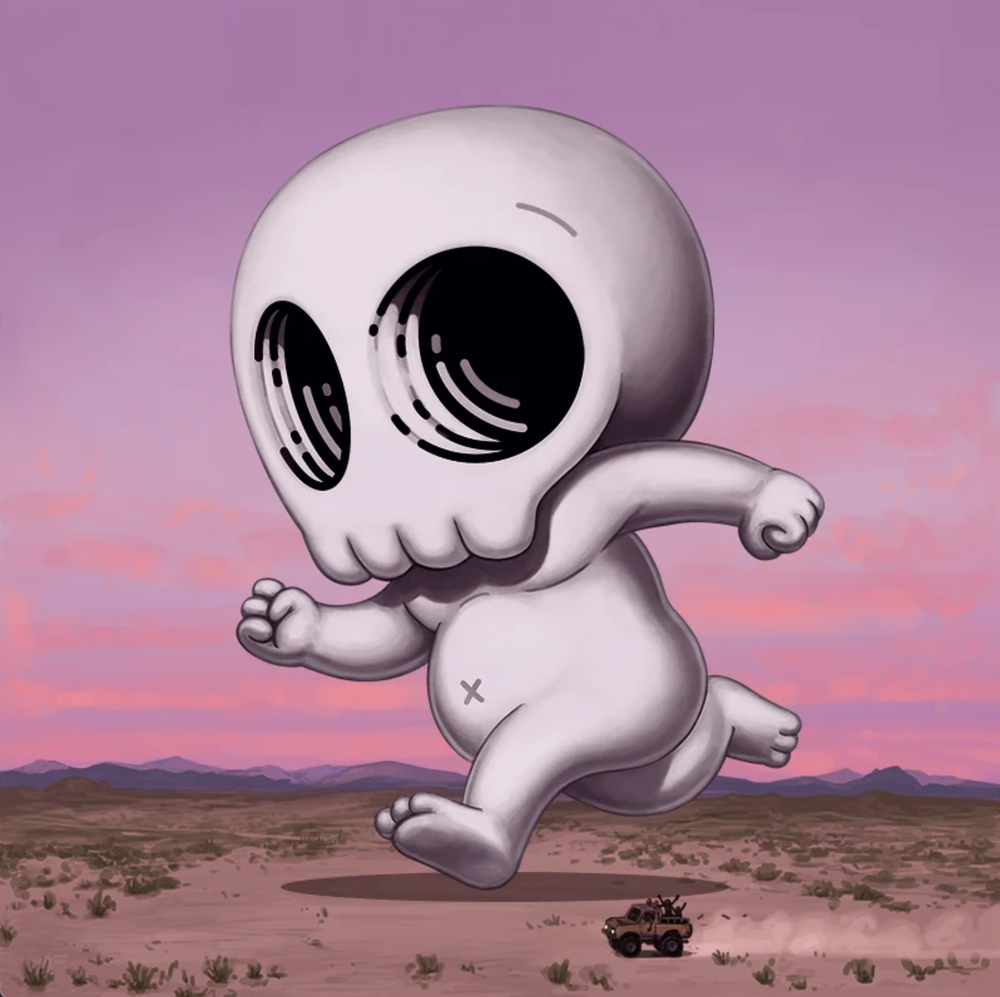 Mike Mitchell 'Skully III' (Desert) Print Available