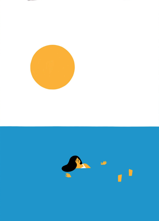 Fuchsia Macaree 'Floating' Print Available