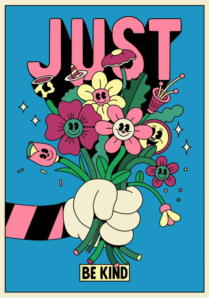 Yeye Weller 'Just Be Kind' Print Available