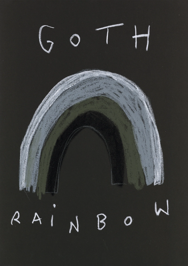 Noel Fielding 'Goth Rainbow' Print Available