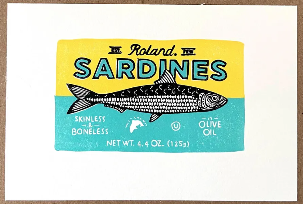 Danielle Lee 'Roland Sardines' Print Available