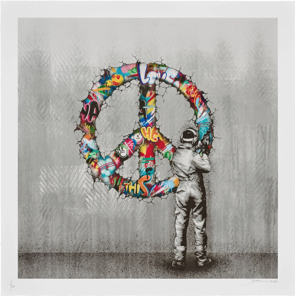 Martin Whatson 'Make Peace' Print Application Open