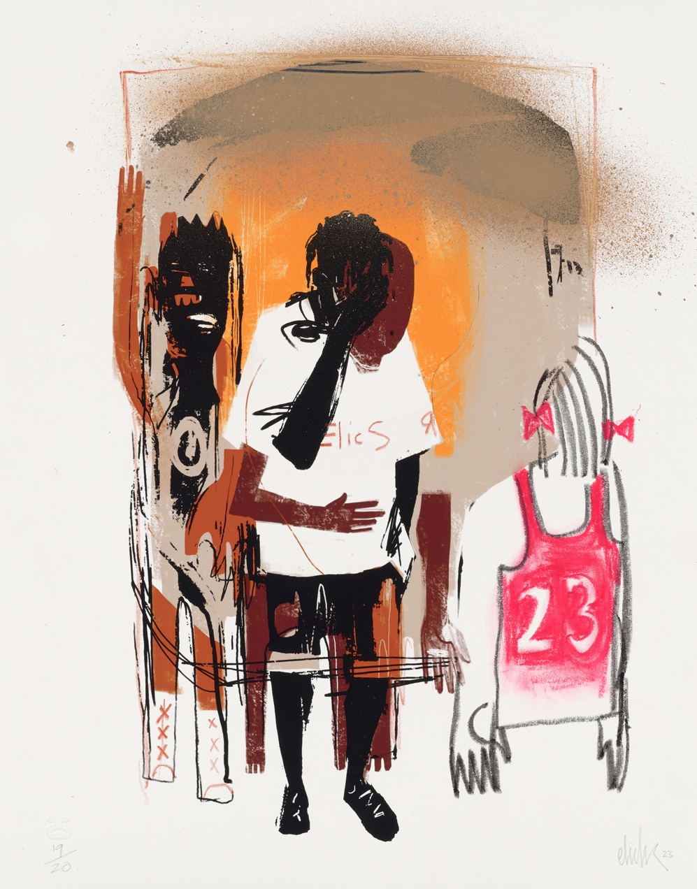 Elicser Elliott 'Slumbers Cousin 4th Removed' Prints Available