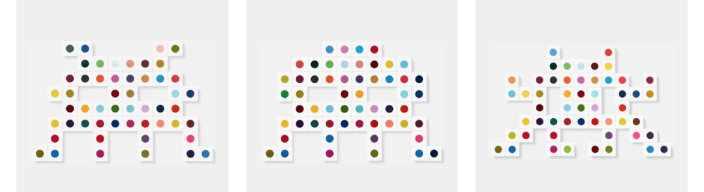 Damien Hirst + Invader 'Spotted Invaders' Wish List