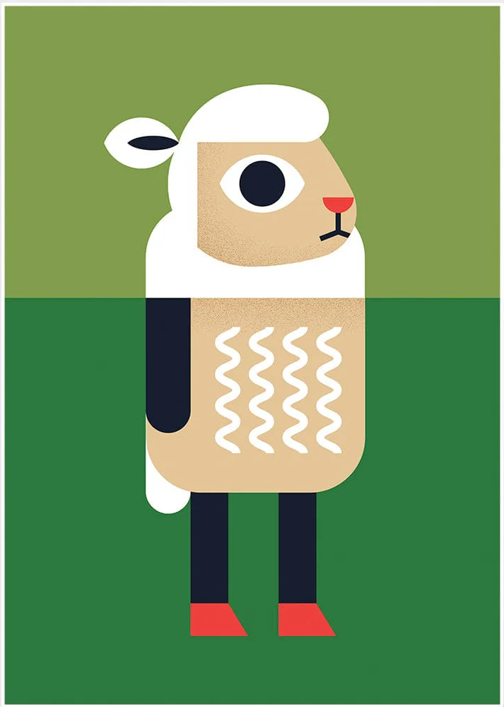 Beth Xia 'Sheep' Print Available