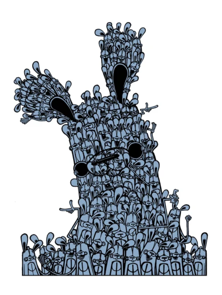 Poser 'Bunny Of Bunnies' Print Available