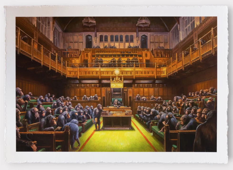 Mason Storm 'Monkey Parliament' Print Available