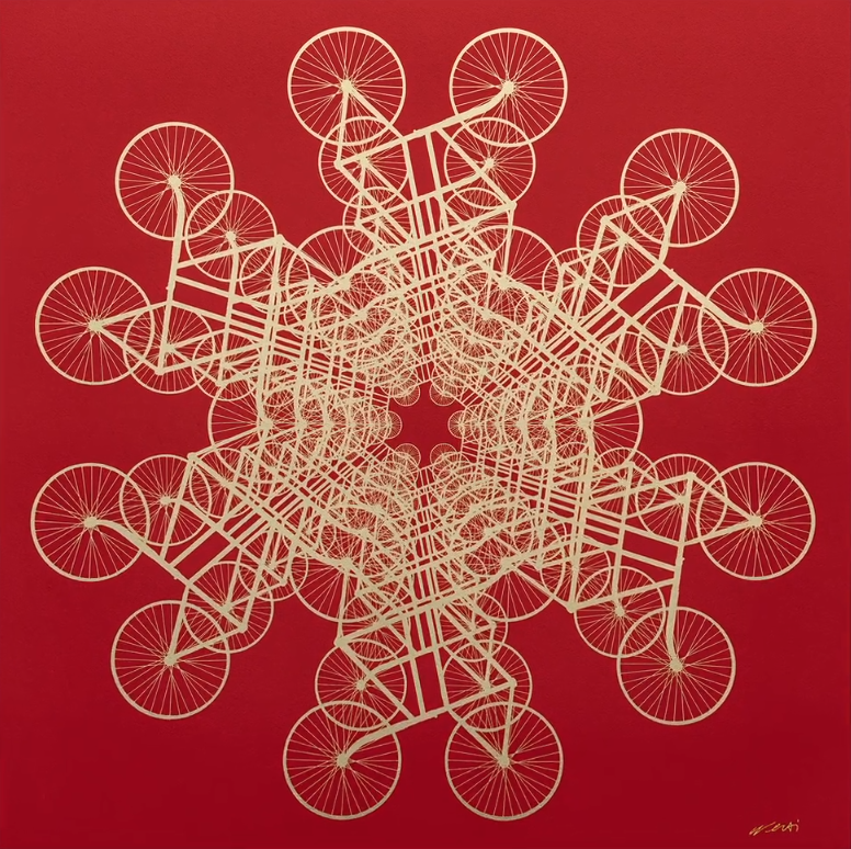 Ai Weiwei 'Forever Bicycle' (Red + Gold) Print Release Details