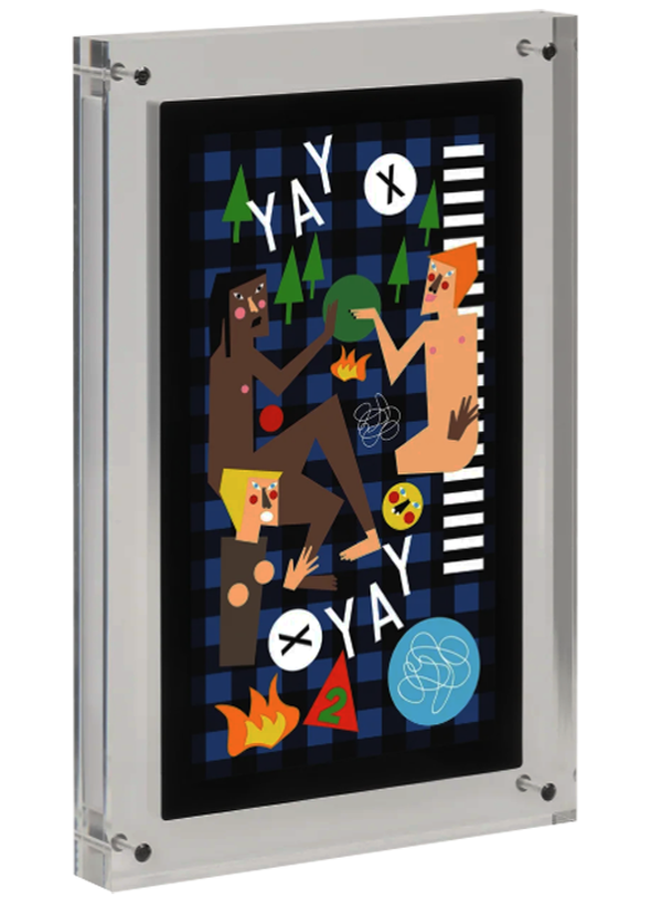 Nina Chanel Abney 'Digital Blue' Available