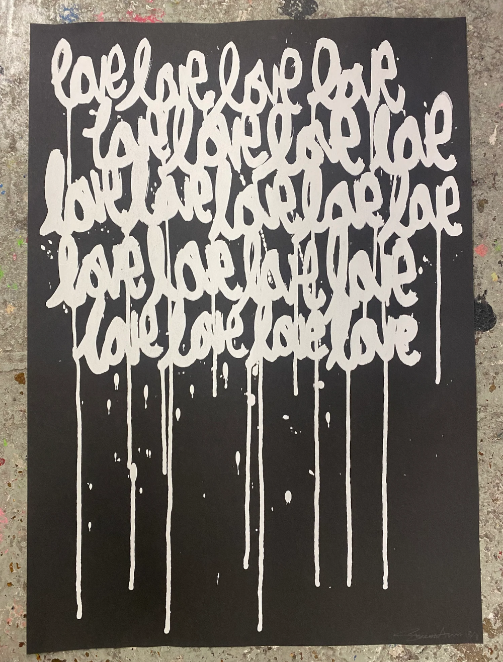 Simeon Farrar 'Love' Print Available