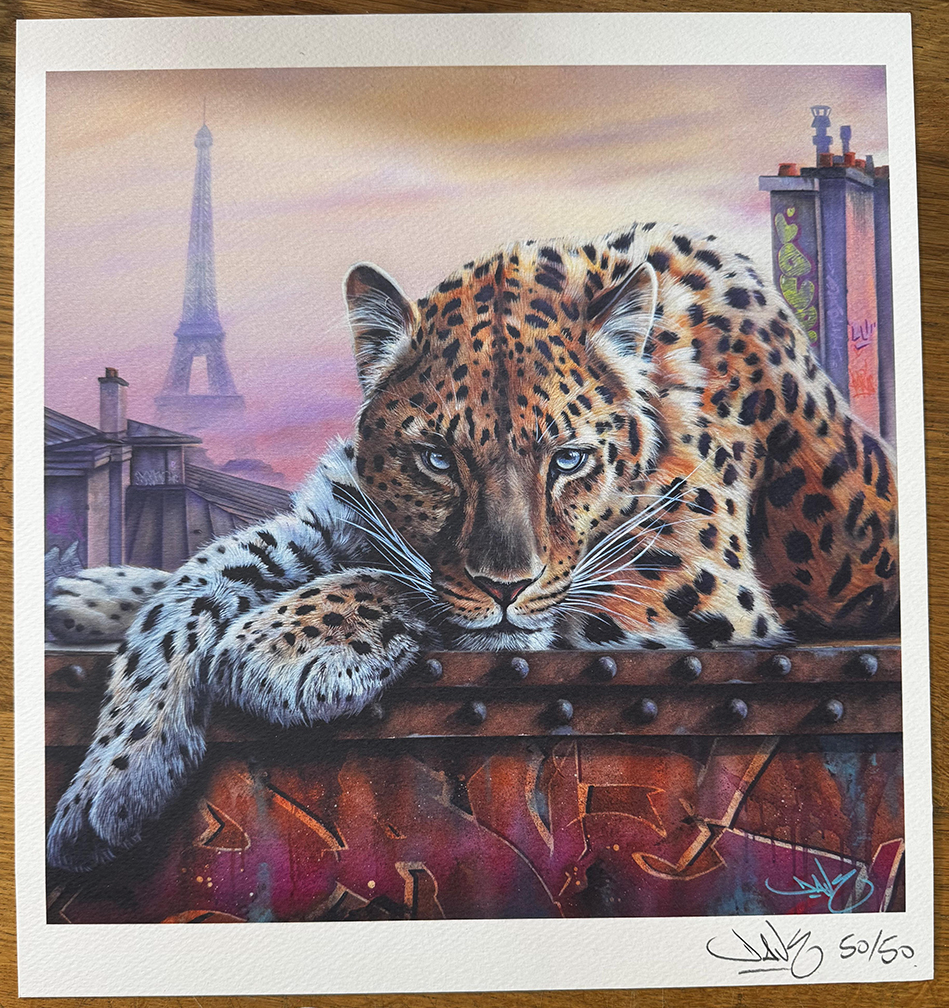 Dave Baranes 'Love In Paris' Print Available