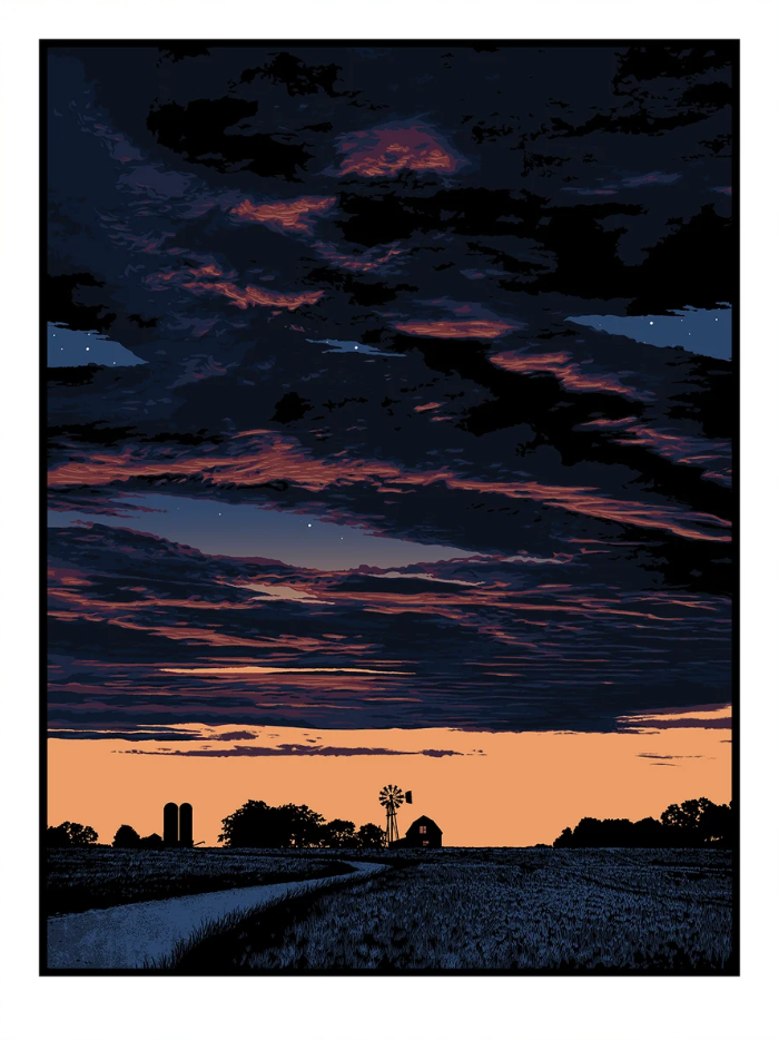 Dan McCarthy 'Dwellings 9' Prints Available