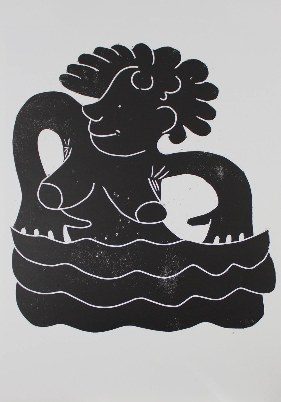 Barbara Kuebel 'Water Is My Life!' Print Available