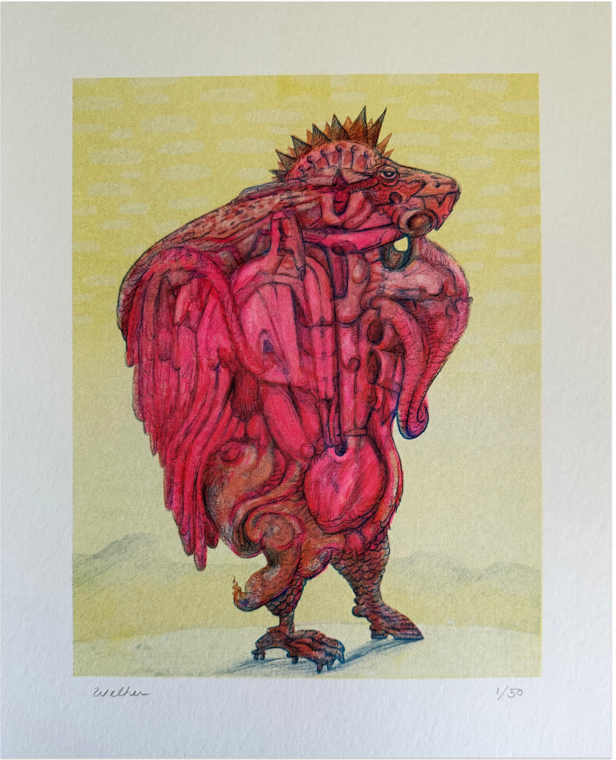 David Welker 'Beast #9' Print Release Details