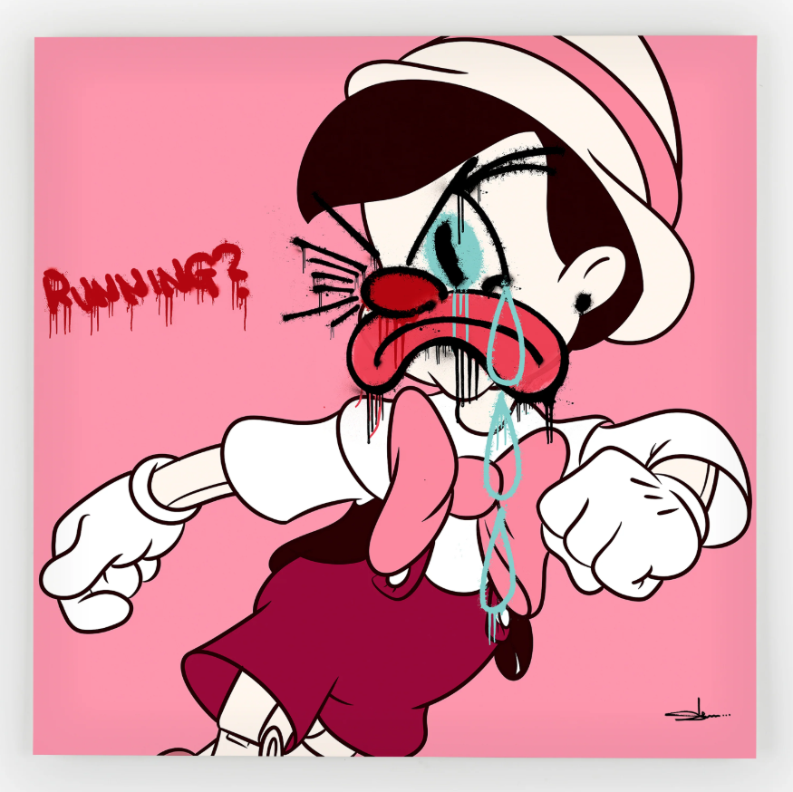 Olaolu Slawn 'Running Lies' Print Available