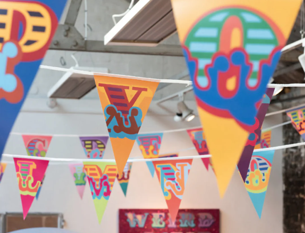 EINE 'Circus Letters' Bunting Available