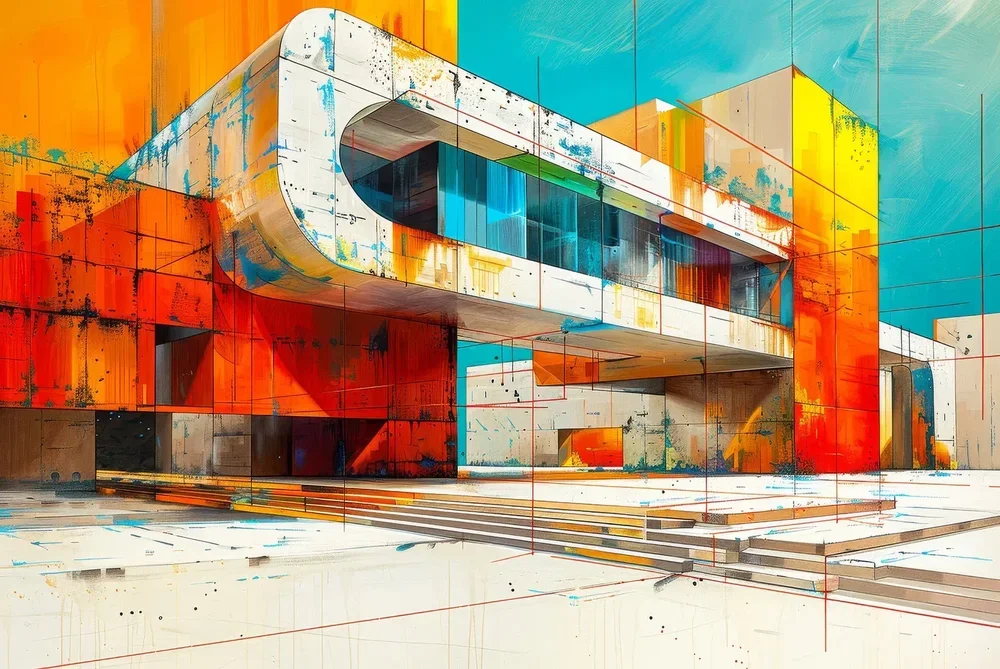 Andrej Barov 'Urban Fire 3' Print Available