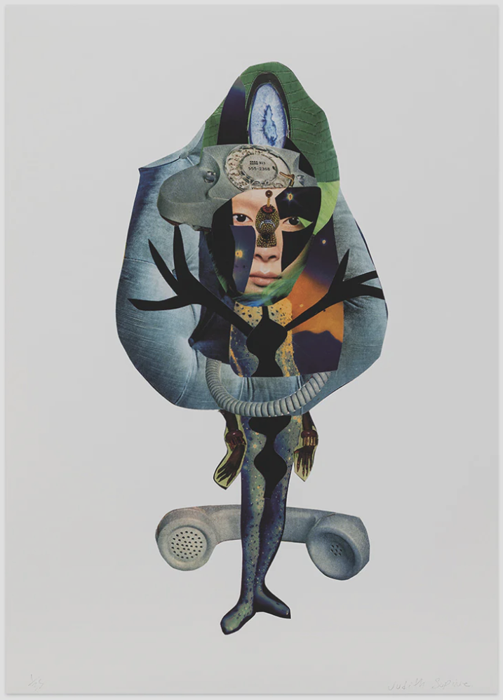 Judith Supine 'Blue Morpho' Print Available