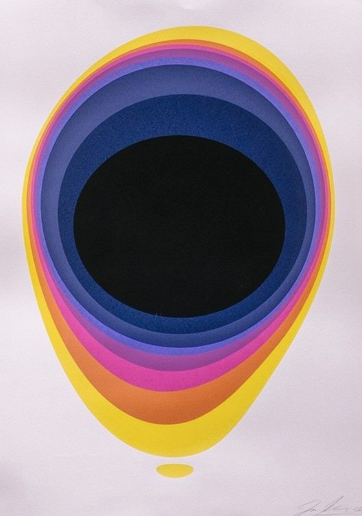 Jan Kalab 'Dripping Black Hole NE' Print Available